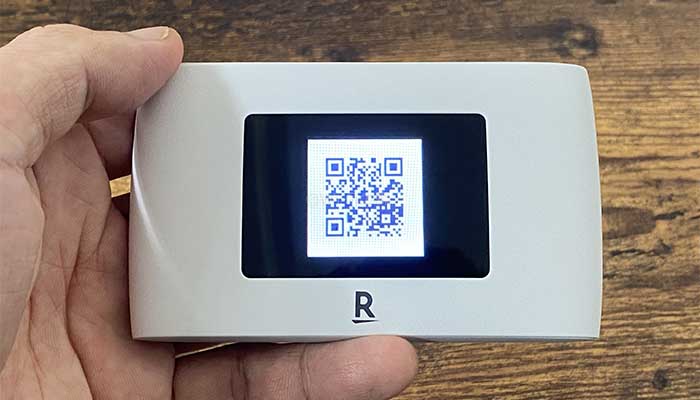 Rakuten WiFi Pocket 2BのQRコード