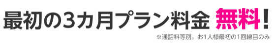 初めて楽天モバイルを使う人なら3ヶ月無料で使える