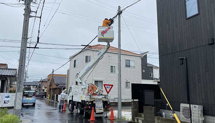 光回線の開通工事