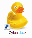 cyberduck を起動します