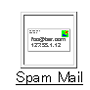 「Spam Mail」をクリック